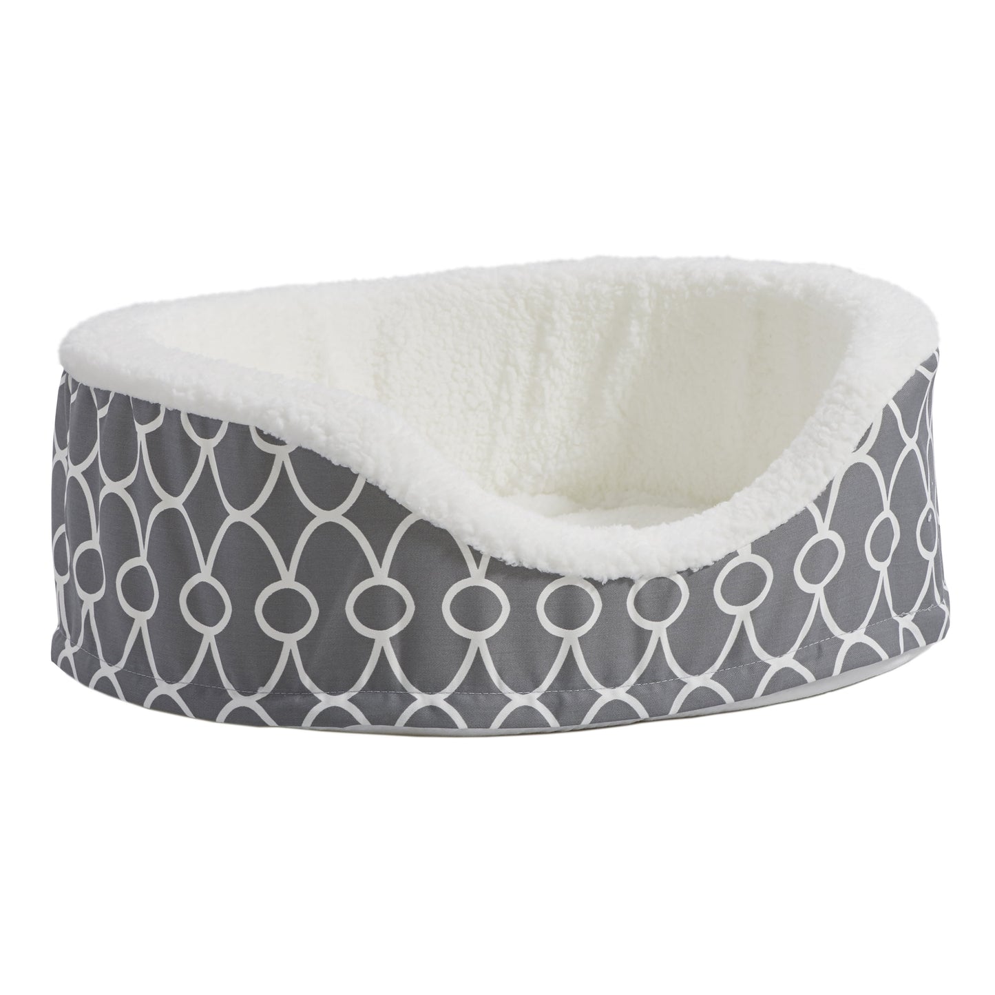 Midwest Homes for Pets Quitetime Teflon Nesting Dog/Cat Pet Bed, Gray, 25 In