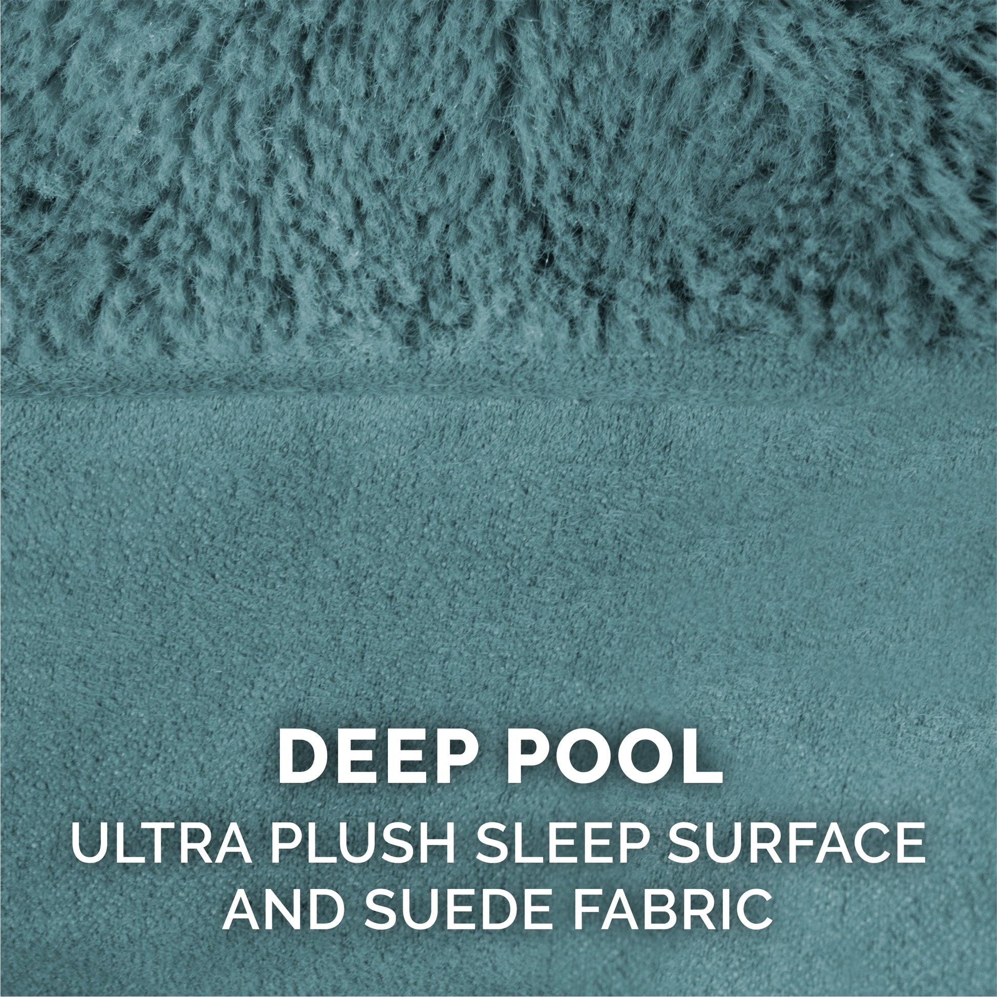 Plush & Suede Full Support Orthopedic Sofa Pet Bed for Dogs & Cats - Deep Pool, Jumbo