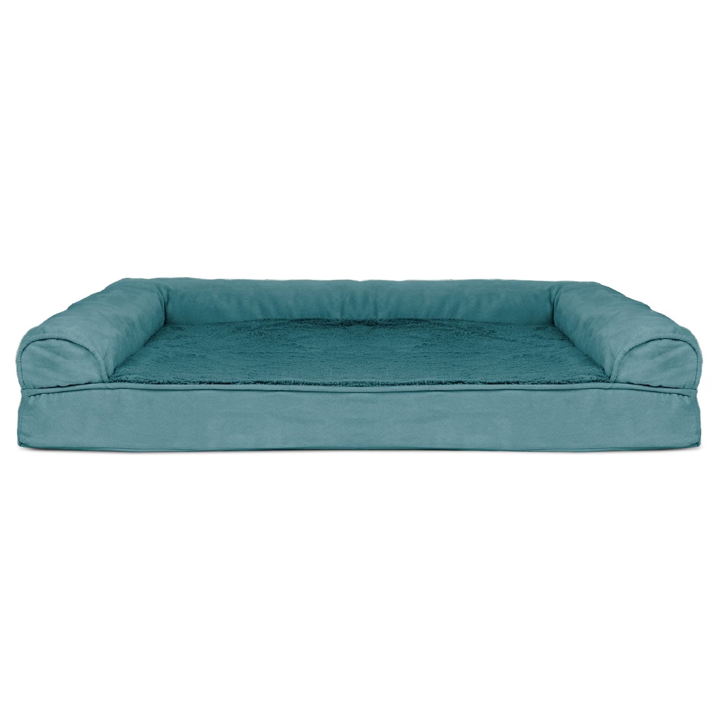 Plush & Suede Full Support Orthopedic Sofa Pet Bed for Dogs & Cats - Deep Pool, Jumbo